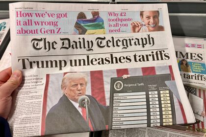 TRUMP tarievenbord (tevens als hoofdfoto)