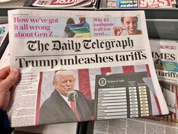 TRUMP tarievenbord (tevens als hoofdfoto)